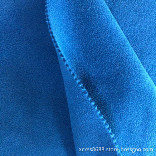 100% polyester dyed micro bonded polar fleece fabric